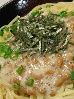 柚子胡椒✿納豆と長芋のとろふわぁ~パスタ-レシピのメイン写真