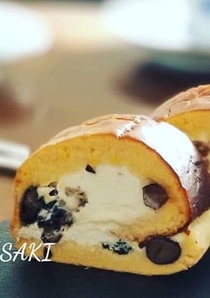 綺麗になれちゃう『黒豆deロールケーキ』-レシピのメイン写真