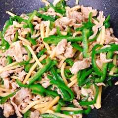 รูปของ 青椒肉絲チンジャオロース青椒肉絲