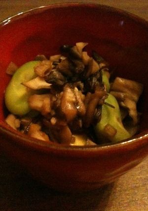 空豆と塩昆布の炒め物　～中華のおつまみ～-レシピのメイン写真