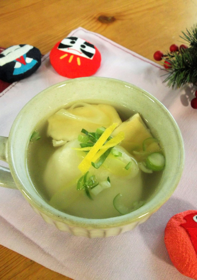 あっさり♪薄揚げと長ネギのお雑煮-レシピのメイン写真