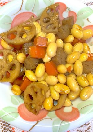 簡単美味しいな大豆五目煮込み-レシピのメイン写真