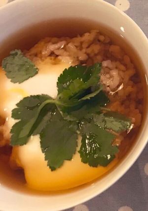 玄米半熟卵の出汁茶漬け-レシピのメイン写真
