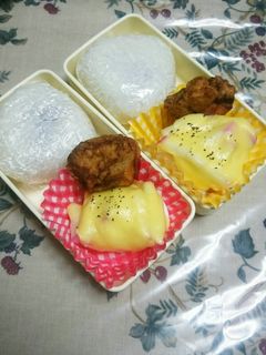 お弁当のおかず☆ゆで卵のかまチーマヨ焼き-レシピのメイン写真