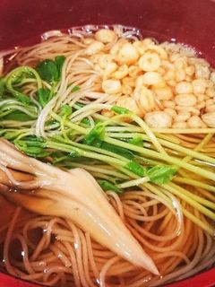 舞茸と豆苗のにゅうめん-レシピのメイン写真