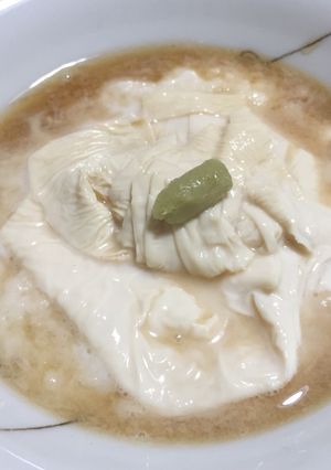 湯葉と長芋のだししょうゆ-レシピのメイン写真