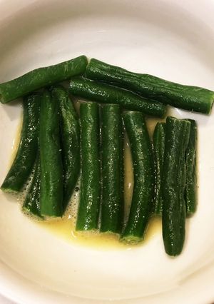 簡単！インゲンのバター醤油和え-レシピのメイン写真