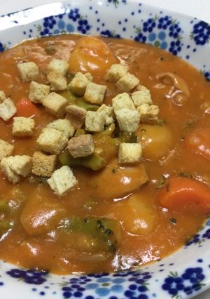 ”トマトジュースで煮込む”鶏モモシチュー-レシピのメイン写真