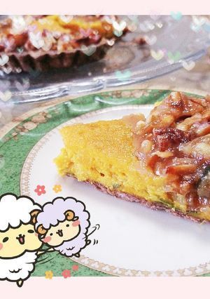 マクロビ☆キャラメルパンプキンタルト-レシピのメイン写真