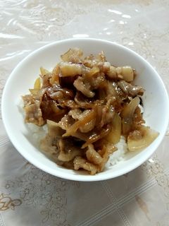 豚バラの生姜焼き丼-レシピのメイン写真