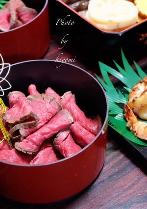 フライパンでローストビーフ♪和風ソース-レシピのメイン写真