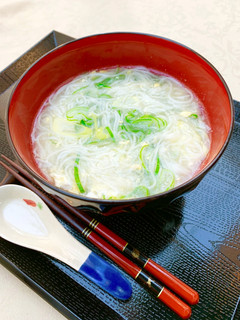時短簡単 かき玉入りにゅうめん-レシピのメイン写真