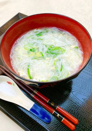 時短簡単　かき玉入りにゅうめん-レシピのメイン写真