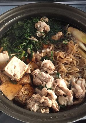 豚しゃぶですき焼き!(^^)!-レシピのメイン写真