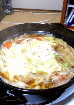 お手軽もやしのサバ缶なべチーズのせ-レシピのメイン写真