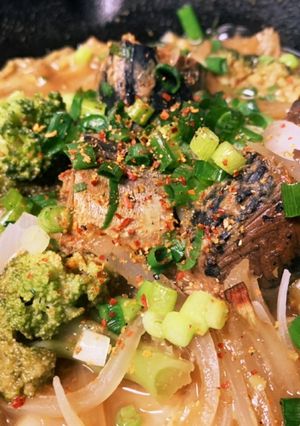 鯖缶（味噌煮）とキャベツの簡単味噌煮込み-レシピのメイン写真