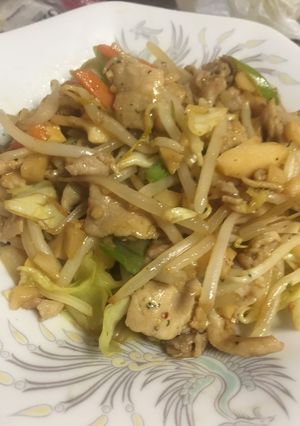 炒蔬菜肉痛苦生姜-レシピのメイン写真