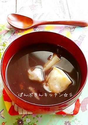 ⁂角餅のお汁粉⁂-レシピのメイン写真