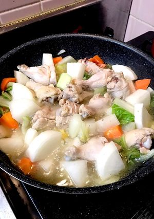 手羽先と大根の煮込-レシピのメイン写真