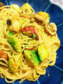 *タコとアボカドのバター醤油パスタ*-レシピのメイン写真