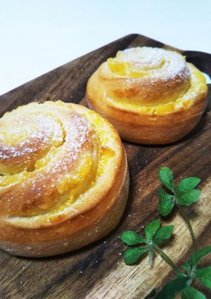 【卵なし】残った芋きんとんでうずまきパン-レシピのメイン写真