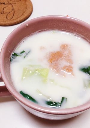 明太味噌クリームスープ-レシピのメイン写真