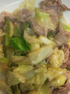 キャベツと豚肉のとろみ炒め-レシピのメイン写真