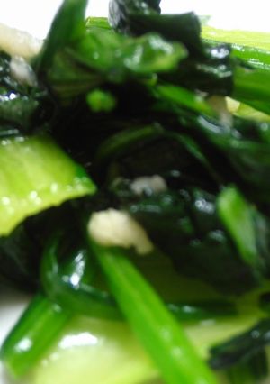 ♪青梗菜とほうれん草のごま油いため2♪-レシピのメイン写真