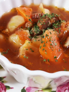 ごろごろ野菜のとまとスープ☆-レシピのメイン写真