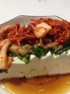 納豆キムチ ネギ塩だれ冷奴-レシピのメイン写真