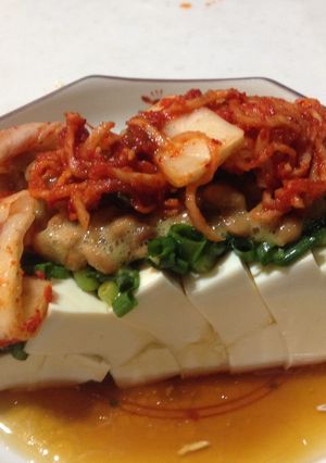 納豆キムチ ネギ塩だれ冷奴-レシピのメイン写真
