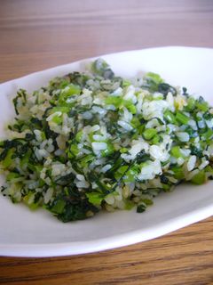 小松菜たっぷり♪緑の炒めご飯-レシピのメイン写真