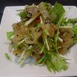簡単なお酒のあて!中華クラゲと水菜サラダ