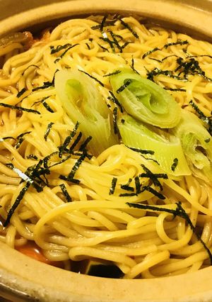 鶏肉＆三菜鍋★キムチ風味の煮込ラーメン鍋-レシピのメイン写真