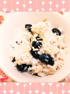 黒豆煮の簡単すぎる混ぜご飯♪-レシピのメイン写真