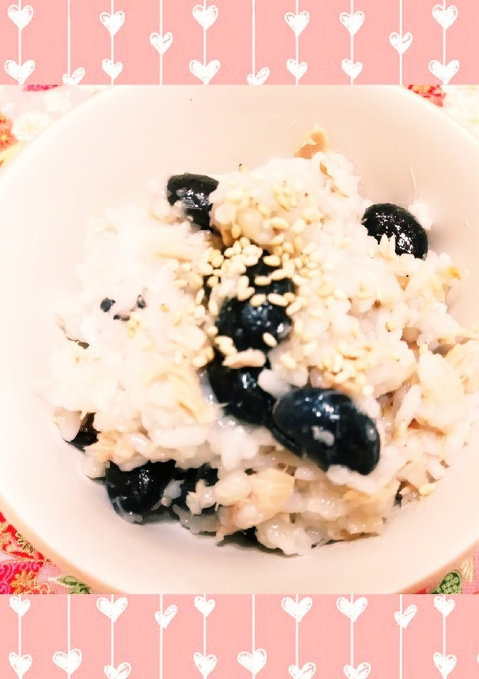 黒豆煮の簡単すぎる混ぜご飯♪-レシピのメイン写真