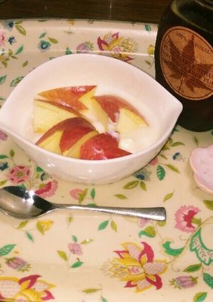 ミニうさぎりんごヨーグルト✨(^q^)☺-レシピのメイン写真