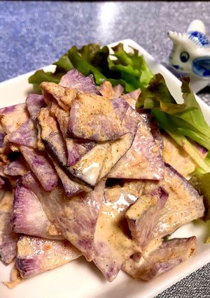 紫大根とツナのカレー風味サラダ-レシピのメイン写真