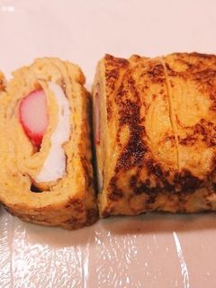納豆のたれでだし巻き風卵焼き-レシピのメイン写真