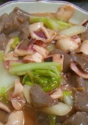 食感が楽しい！こんにゃくとイカのうま煮-レシピのメイン写真