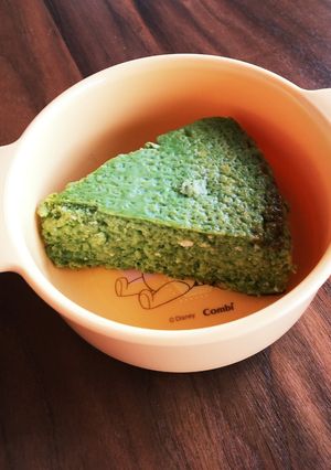 野菜克服離乳食★ほうれん草豆腐米粉ケーキ-レシピのメイン写真
