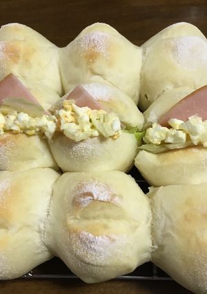 夜こねてひと晩！朝には焼きたてパン♩-レシピのメイン写真
