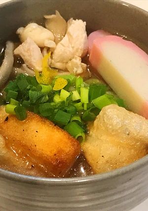 素揚げのお餅で雑煮-レシピのメイン写真