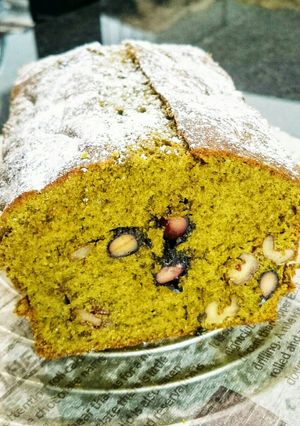 正月の黒豆で♪分量簡単抹茶パウンドケーキ-レシピのメイン写真
