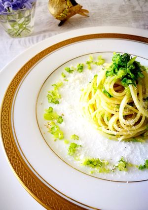 セロリの葉っぱのスパゲティ-レシピのメイン写真