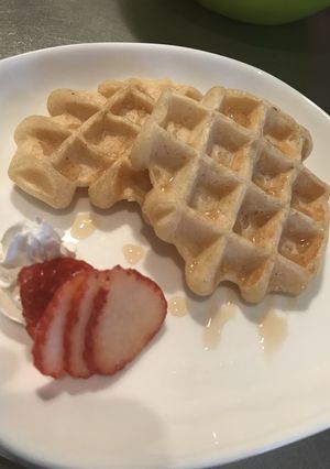 米粉おもちワッフル♪-レシピのメイン写真