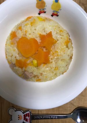 にんじんピラフ-レシピのメイン写真