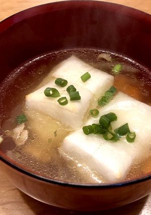粉末つゆの素で簡単お雑煮-レシピのメイン写真