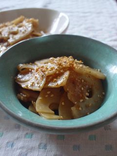 味噌がミソ☆きんぴられんこん-レシピのメイン写真