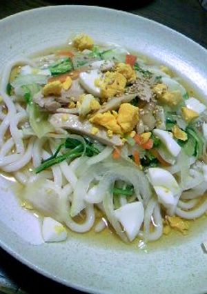 サラダ感覚でも☆冷やし中華風うどん-レシピのメイン写真